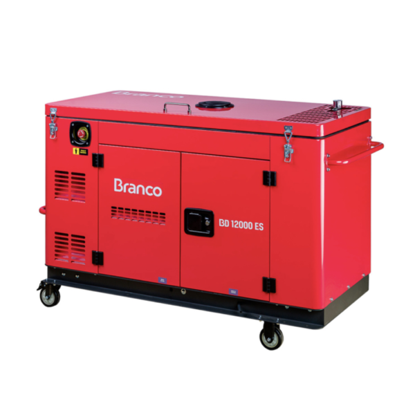 Gerador Diesel BD7000ES Branco Cabinado Apto a ATS