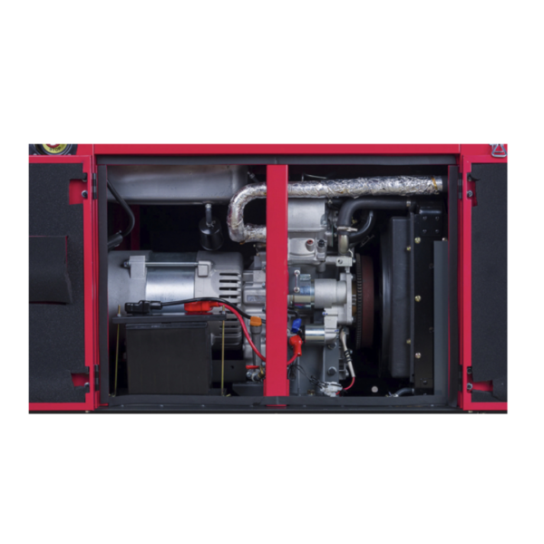 Gerador Diesel BD7000ES Branco Cabinado Apto a ATS - Imagem 3