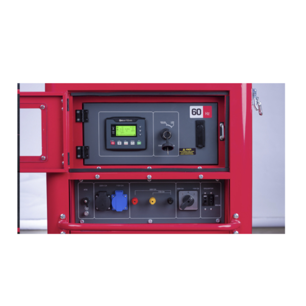 Gerador Diesel BD7000ES Branco Cabinado Apto a ATS - Imagem 4