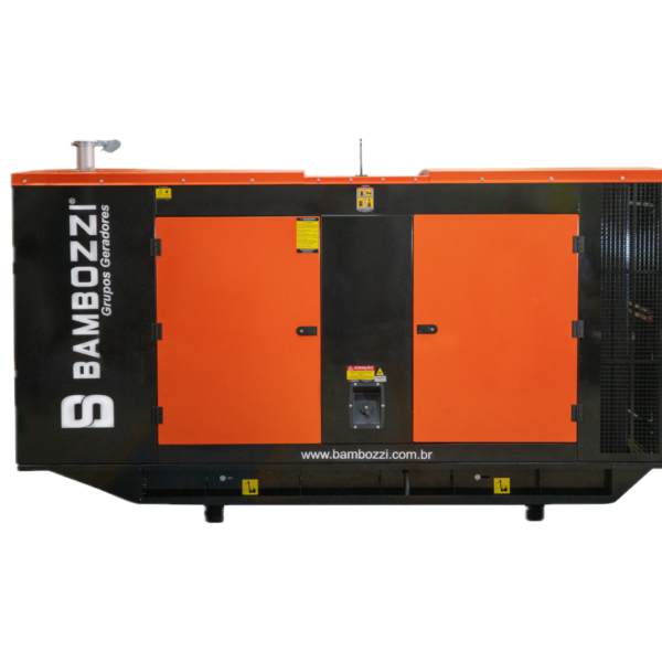 Gerador Bambozzi BA130-R Trifásico Cabinado ATS Integrado - Imagem 3