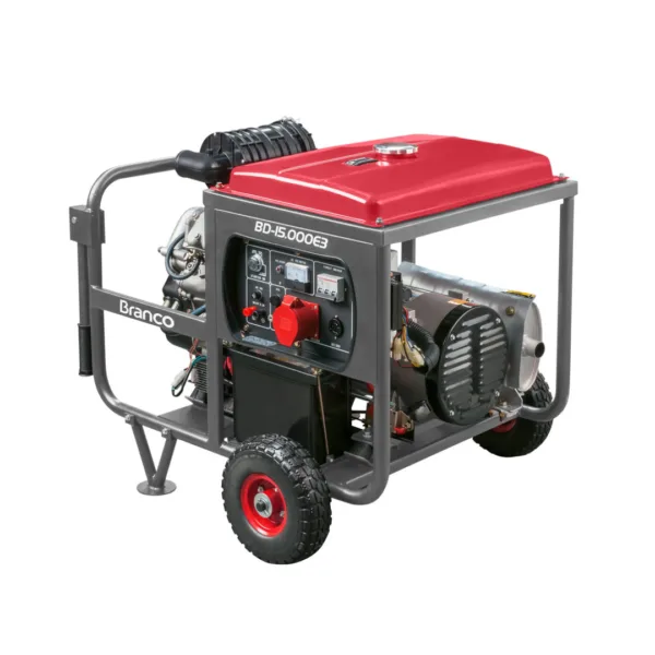 Gerador a Diesel Branco BD15000E3 380V - Imagem 3
