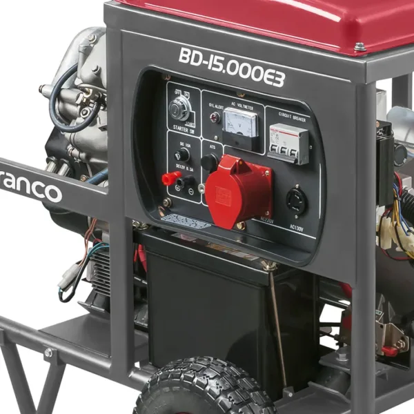 Gerador a Diesel Branco BD15000E3 380V - Imagem 2