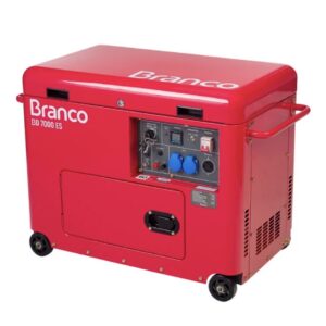 Gerador Diesel BD7000ES Branco Cabinado Apto a ATS